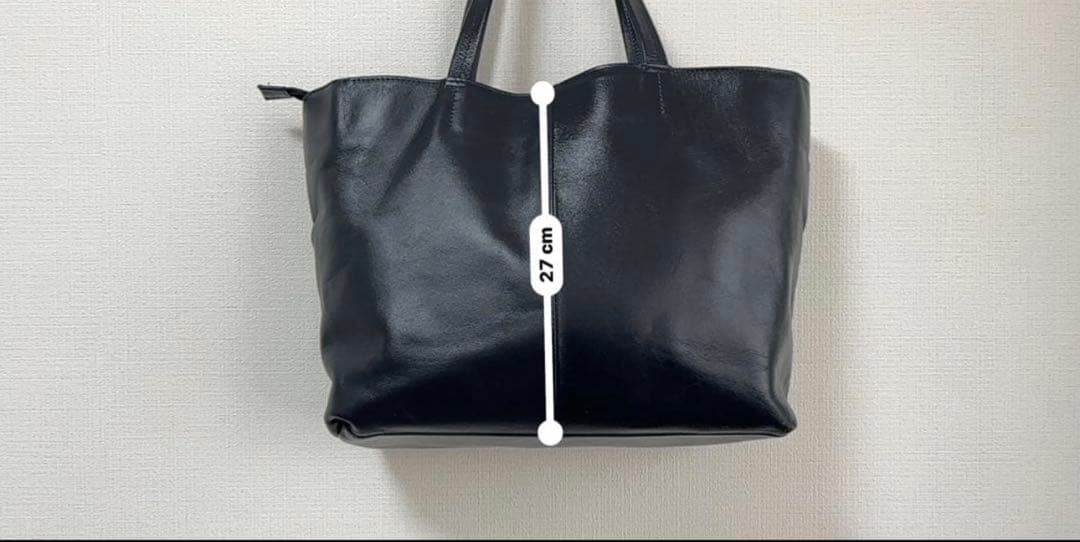 UNITED ARROWS トートバッグ ネイビー（限りなく黒に近い）