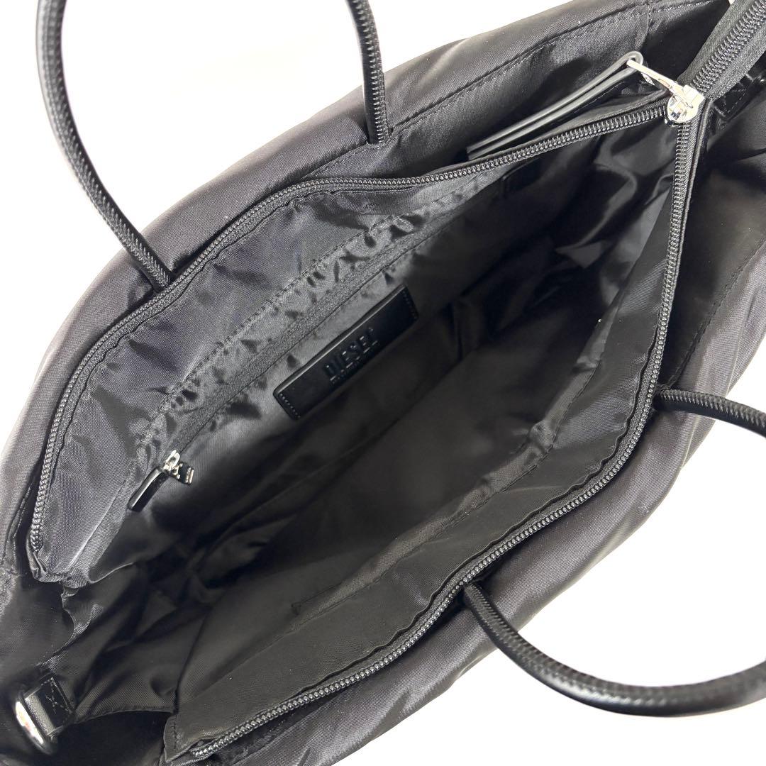 DIESEL ディーゼル トートバッグ ショルダーバッグ ブラック 未使用 美品