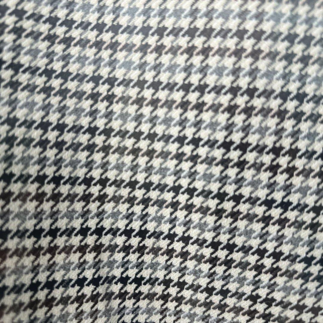 【未使用】23区 ガンクラブ チェックストレッチ ワンピース 千鳥柄 32