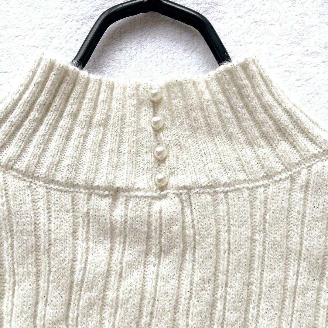 アプワイザーリッシェ タグ付✨キラキラミニニットワンピース M ギフトにも◎