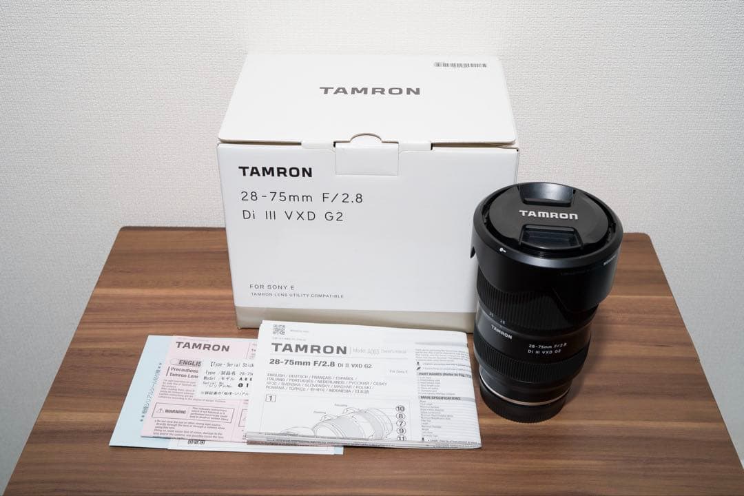 タムロン28-75mm F2.8 Di III VXD G2 A063 ソニーE