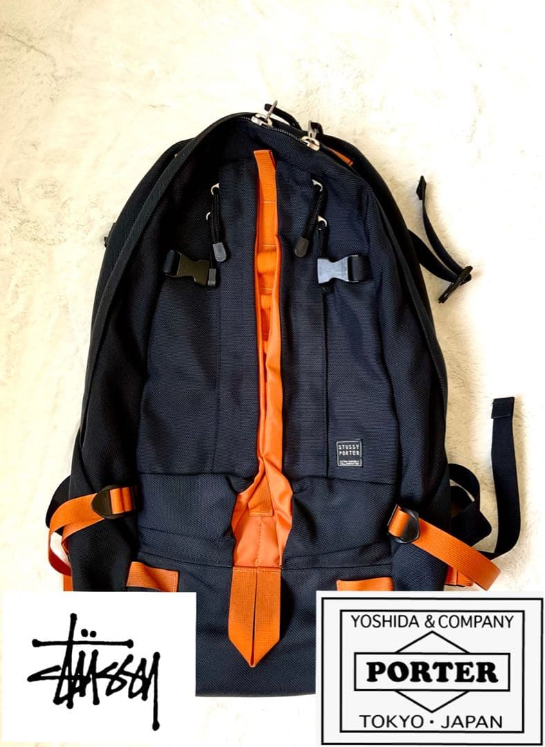 【激レア】PORTER × STUSSY Backpack