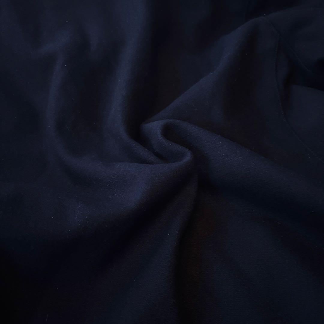 90s OLD NAVY ウールジャケット　短丈　ブラック　古着 レーヨン混