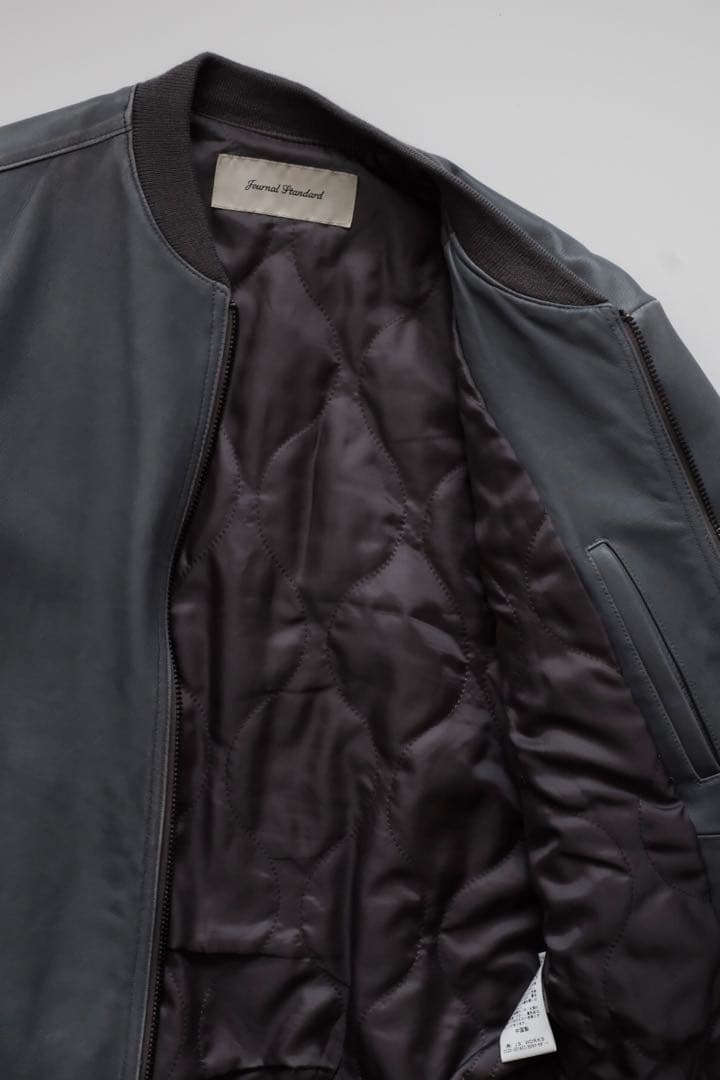 Journal Standard 羊革 ラムレザー MA-1 ブルゾン M