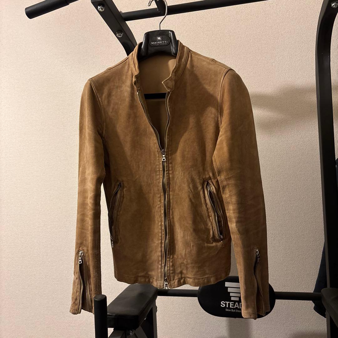 ISAMUKATAYAMA BACKLASH 白鞣しスエードライダース　サイズ1