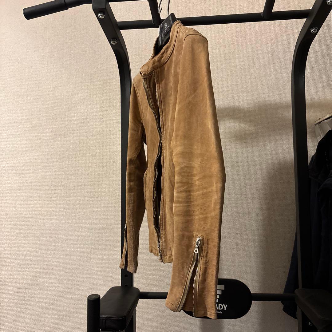 ISAMUKATAYAMA BACKLASH 白鞣しスエードライダース　サイズ1