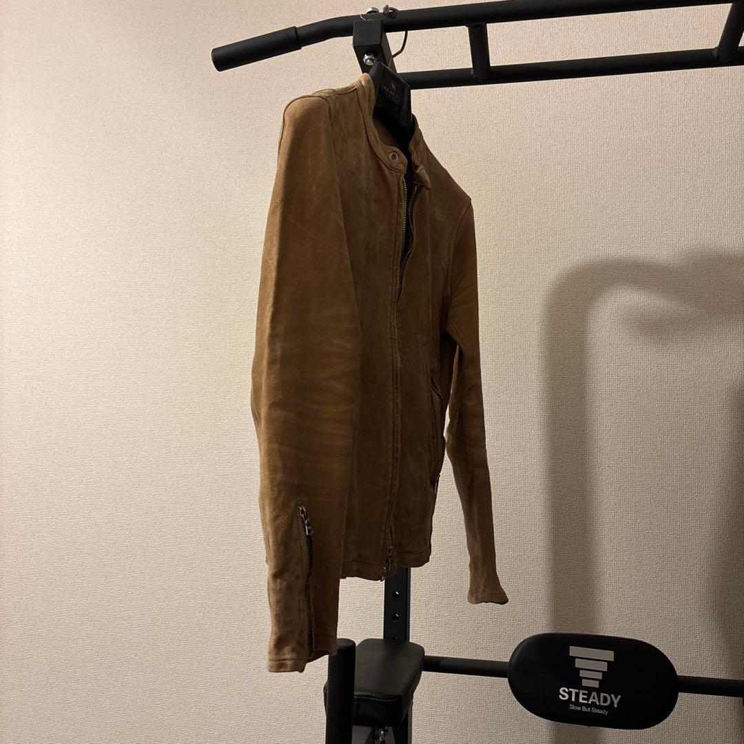 ISAMUKATAYAMA BACKLASH 白鞣しスエードライダース　サイズ1