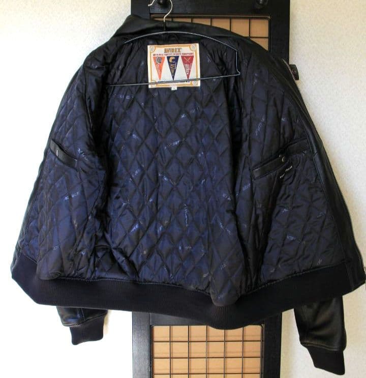 AVIREX × FORSOMEONEレザージャケット