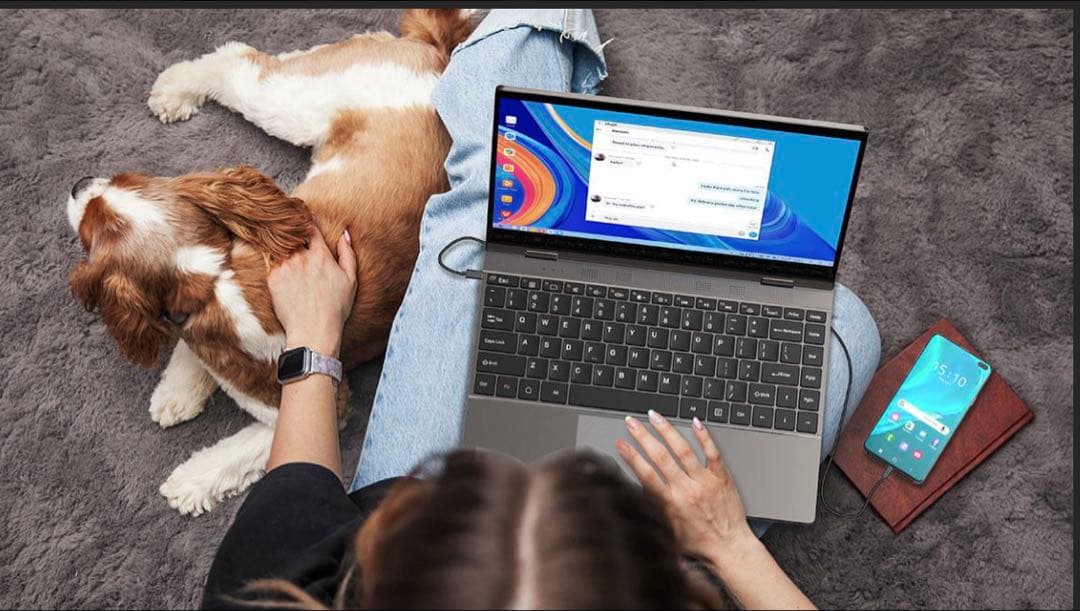 新品　13.3インチ　モニター178度超広視野角のIPSディスプレイ360度回転