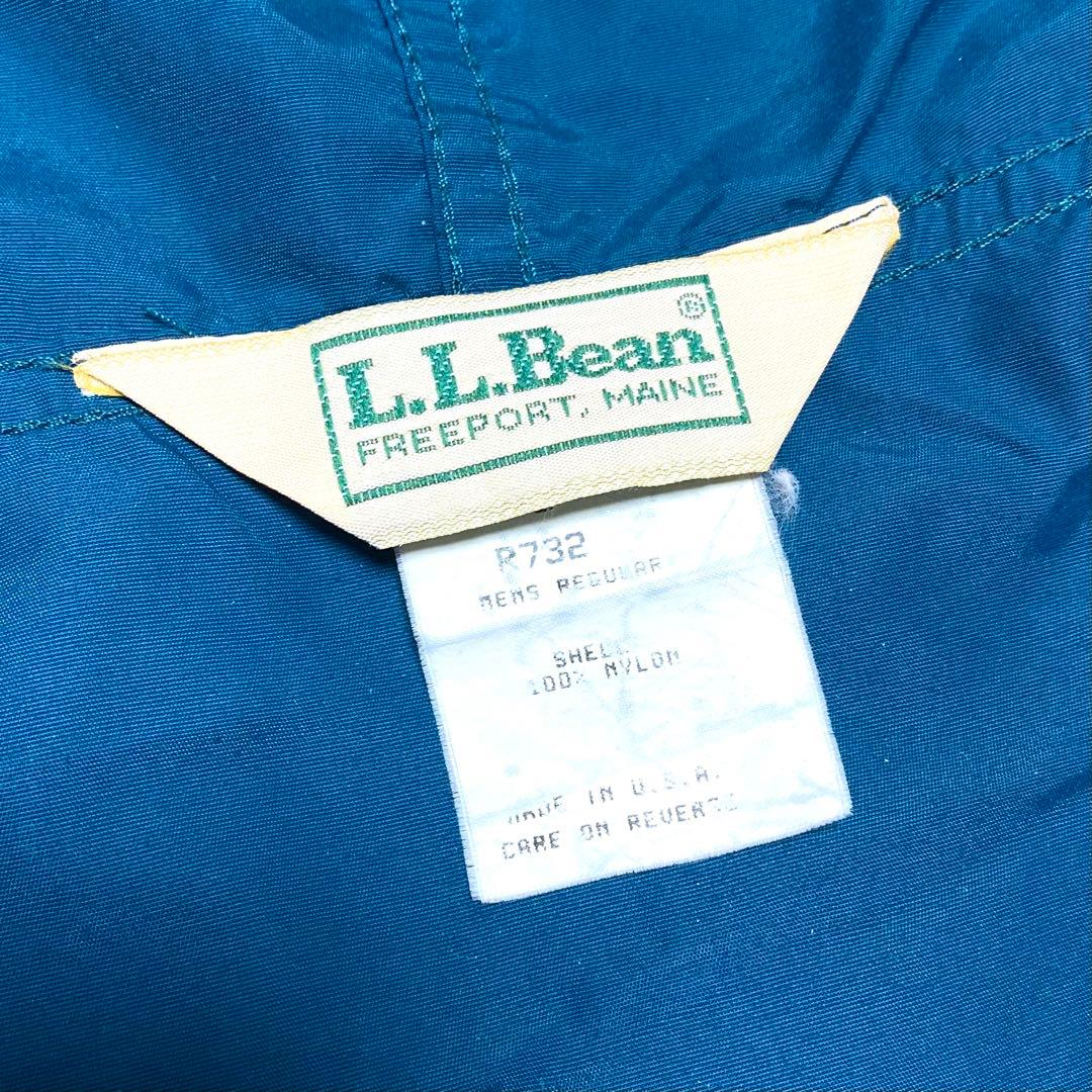 80s USA製 LL Bean アノラックパーカー チロリアンパーカー L