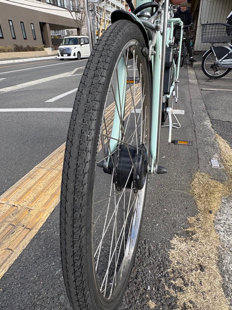 中古ブリヂストン電動アシスト自転車　B300 大阪　022番