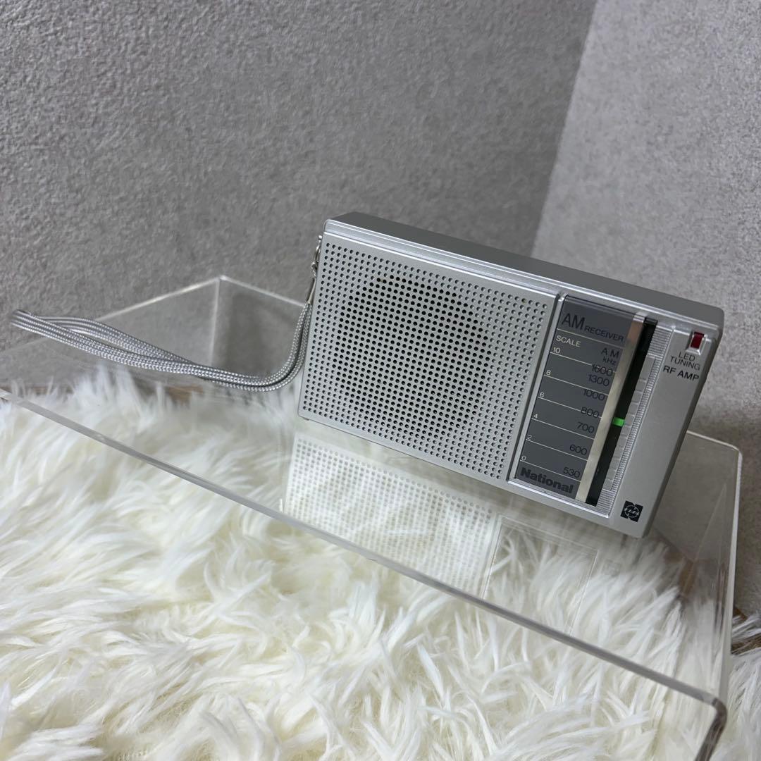 極美品 National ナショナル AMポータブルラジオ R-U1 完動品