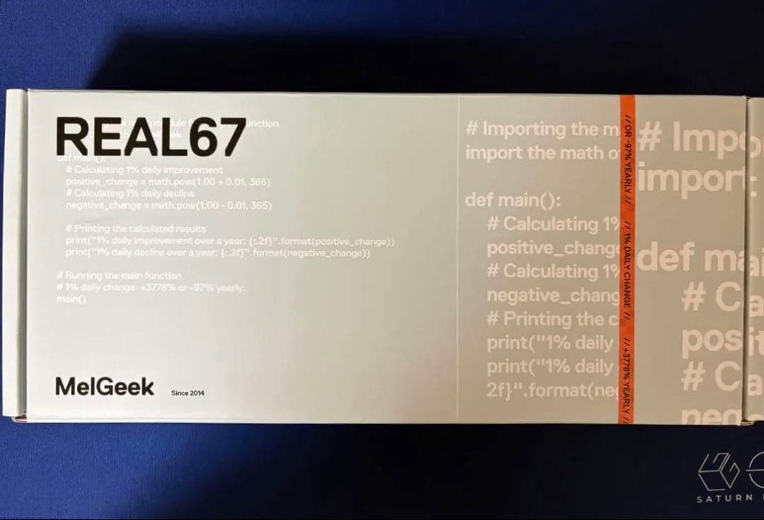 キーボード MelGeek REAL67 Natrium White