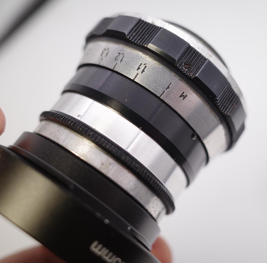 24　インダスター61 　10枚絞りゼブラ　53ｍｍｆ2.8　オールドレンズ