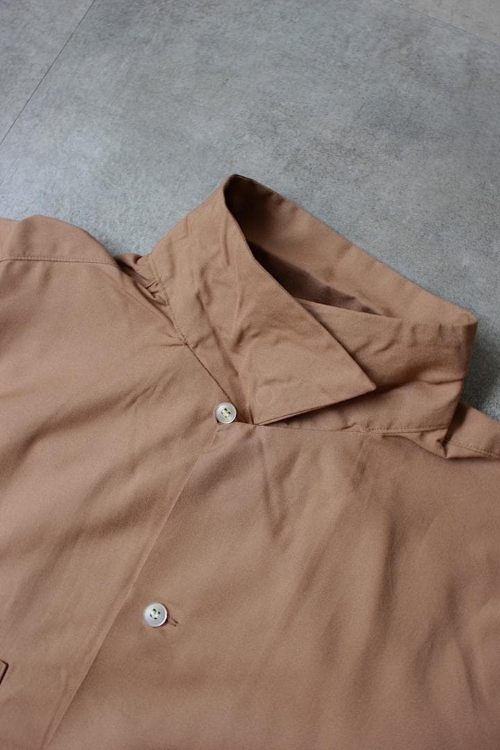 新品 A.R.P. ギャバナロ オープンカラーシャツ レーヨンループカラーシャツ