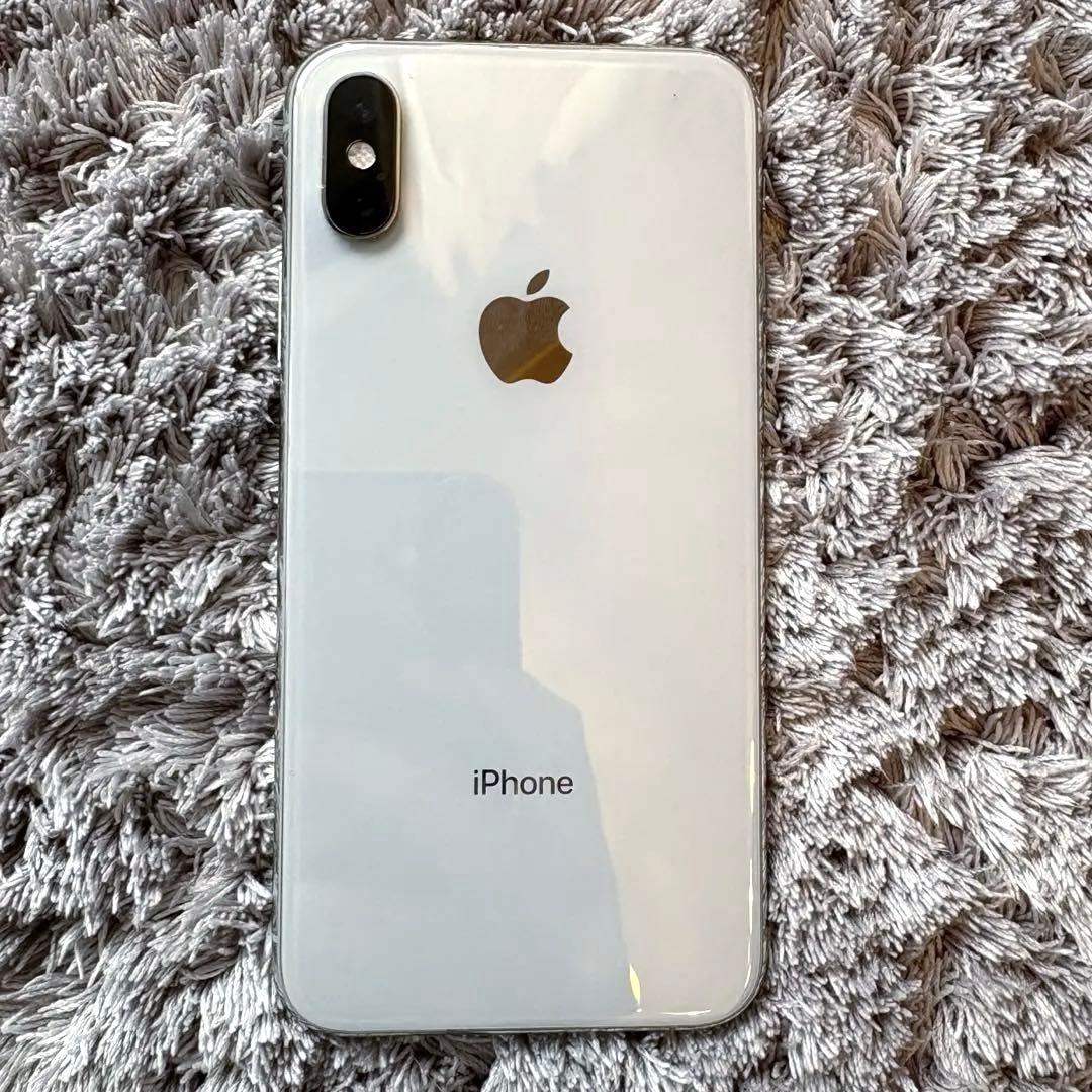【美品】iPhone XS 64GB ホワイト SIMフリー