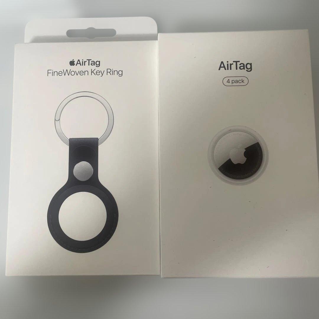 純正Apple AirTag FineWoven Key Ring 4セット
