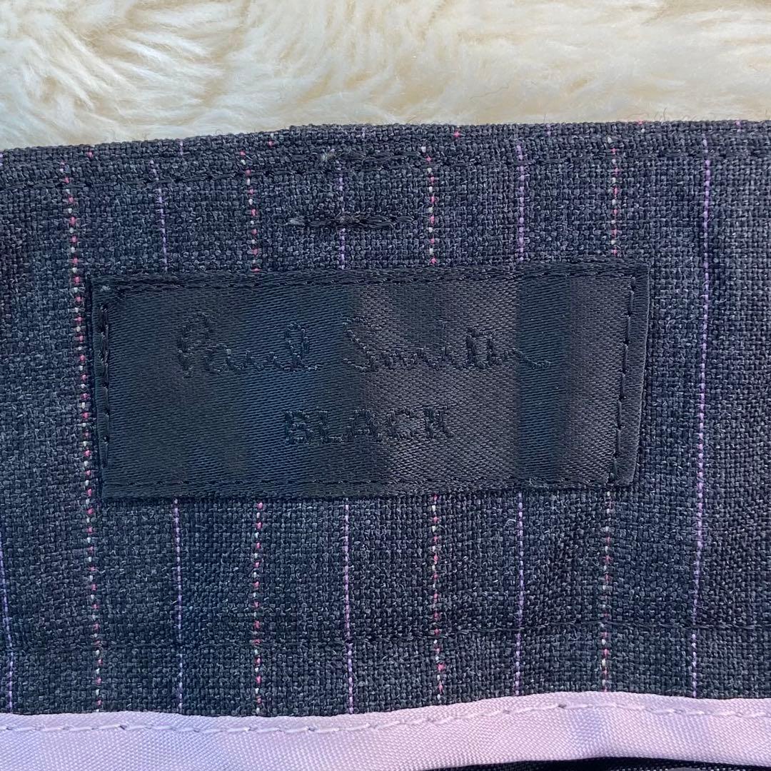 美品✨️Paul Smith モヘア ストライプ ワイドパンツ ビジネススーツ