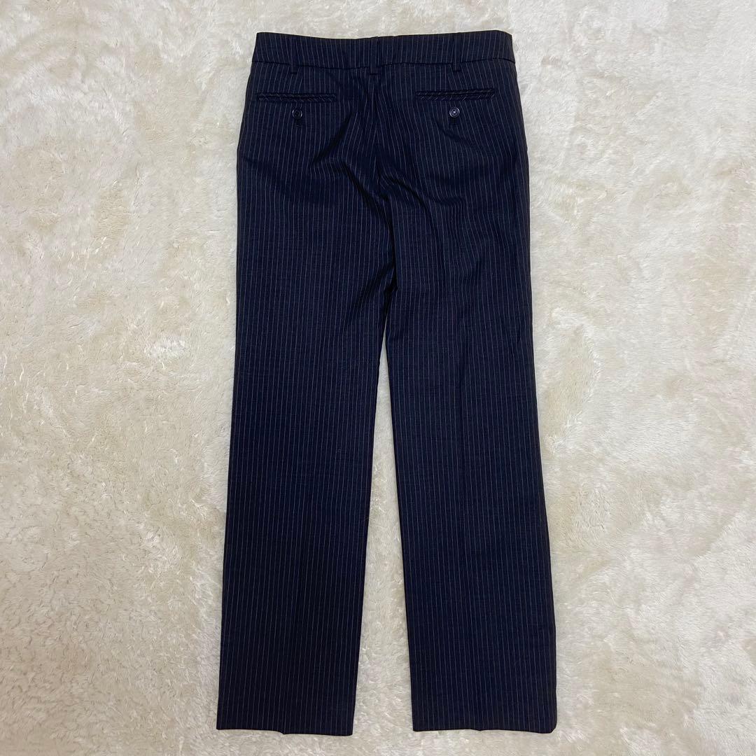 美品✨️Paul Smith モヘア ストライプ ワイドパンツ ビジネススーツ