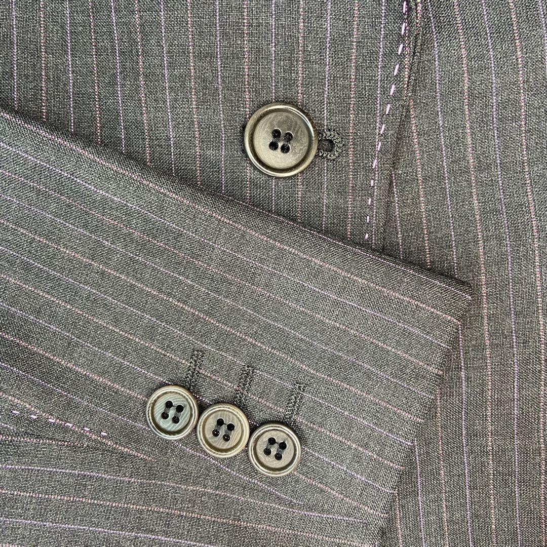 美品✨️Paul Smith モヘア ストライプ ワイドパンツ ビジネススーツ