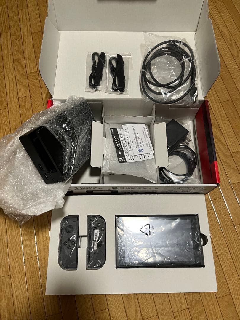 Switch Nintendo 本体　グレー　初期化済