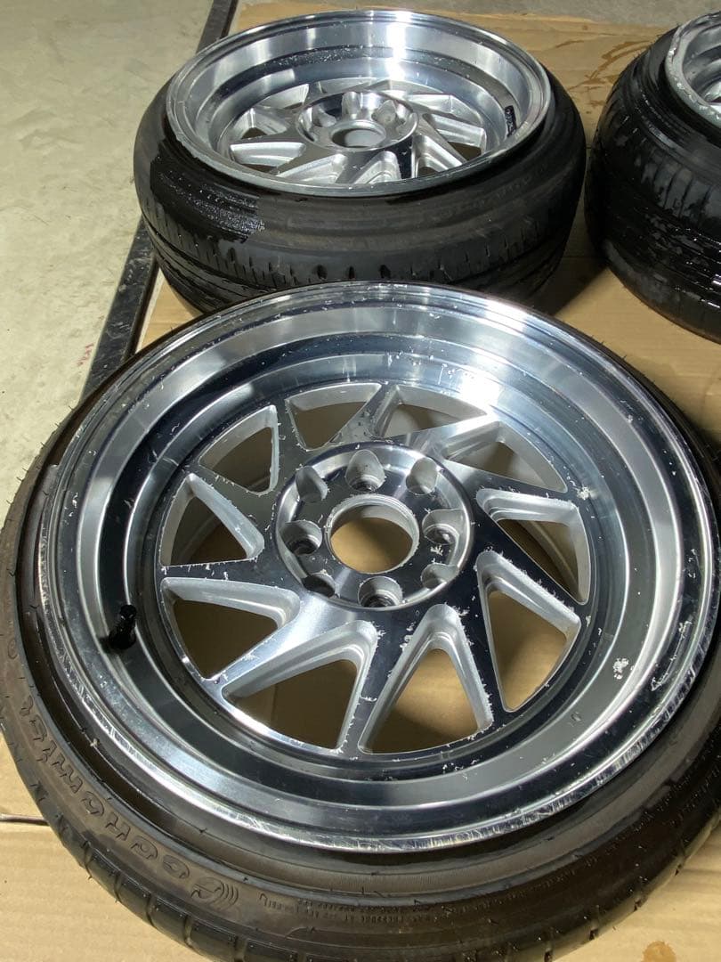 [15インチ] HLK ホイール 深リム 8J