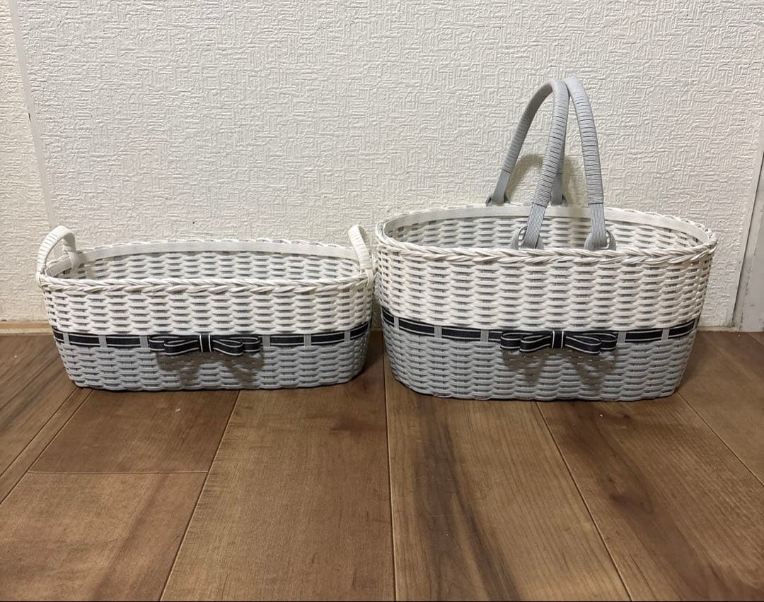 なおちゃんページ　エコクラフト　クラフトバンド　かご