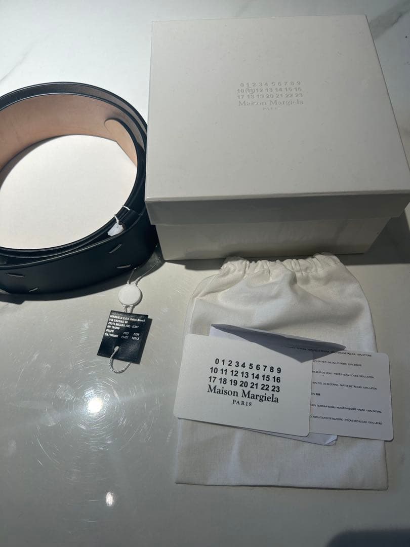 Maison Margiela ブラック ベルト