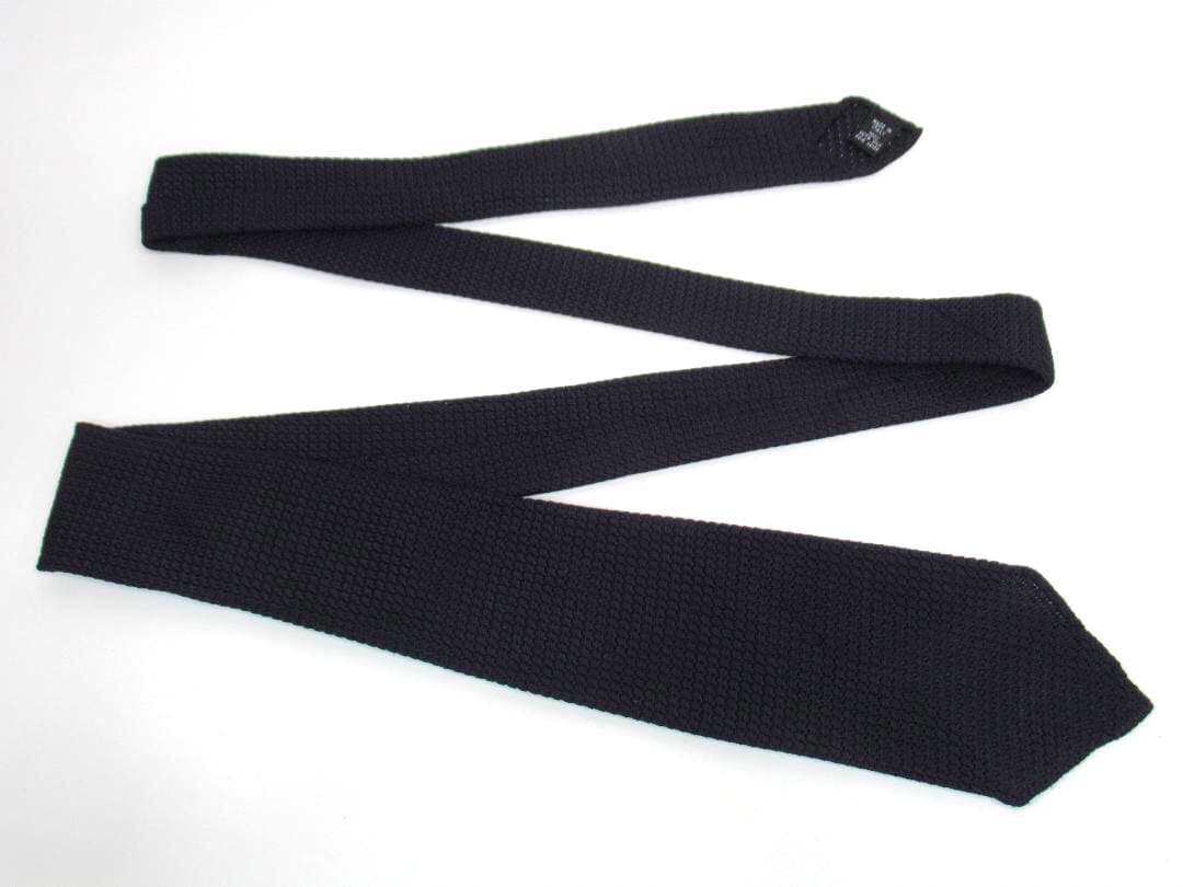 TIEYOURTIE タイユアタイ シルク ネクタイ ネイビー セッテピエゲ