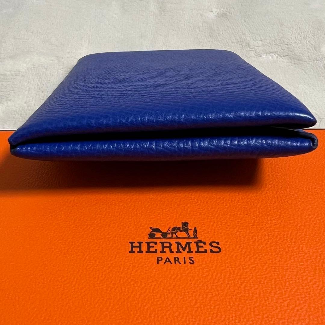 超美品！HERMES エルメス カルヴィ 名刺入れ カードケース C刻印