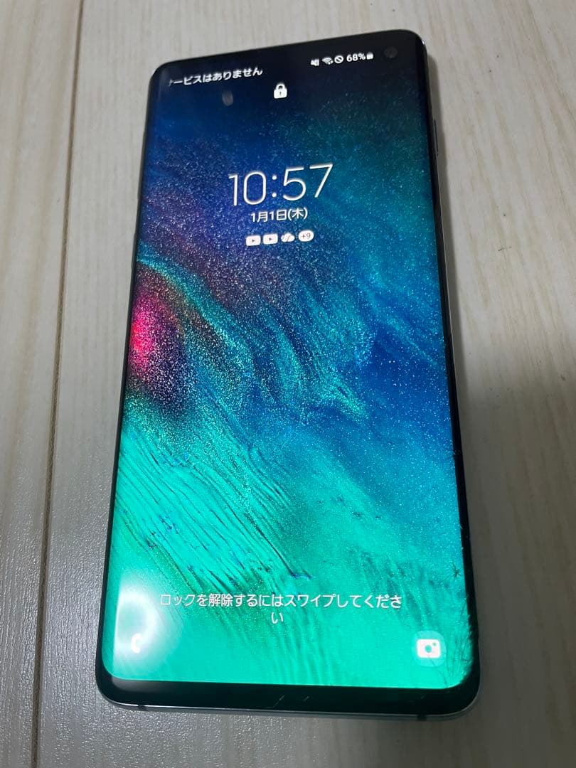 ギャラクシーs10 sc03l ブルー