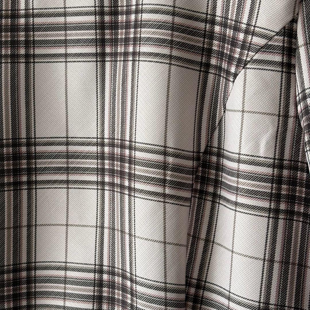 新品✨LAISSE PASSÉ チェックフレアーワンピース　36 レッセパッセ