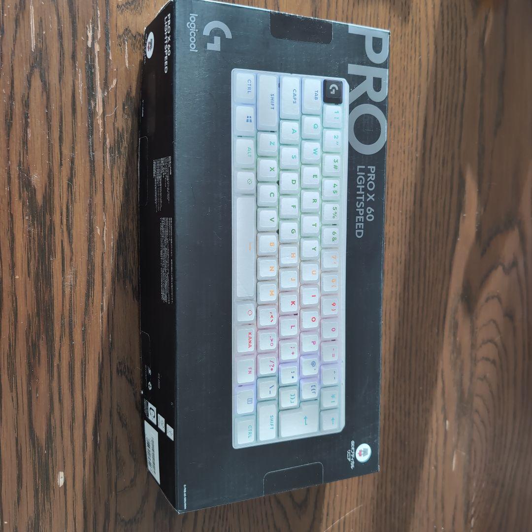 logicool G-PKB-60-DOL1WH ホワイトキーボード
