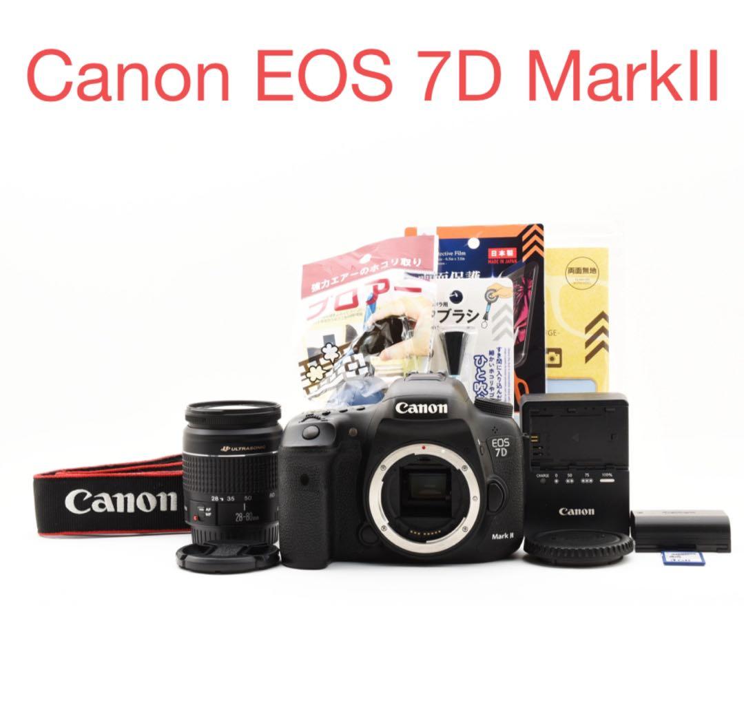 保証付/Canon EOS 7D MarkⅡ +Canon EF28-80