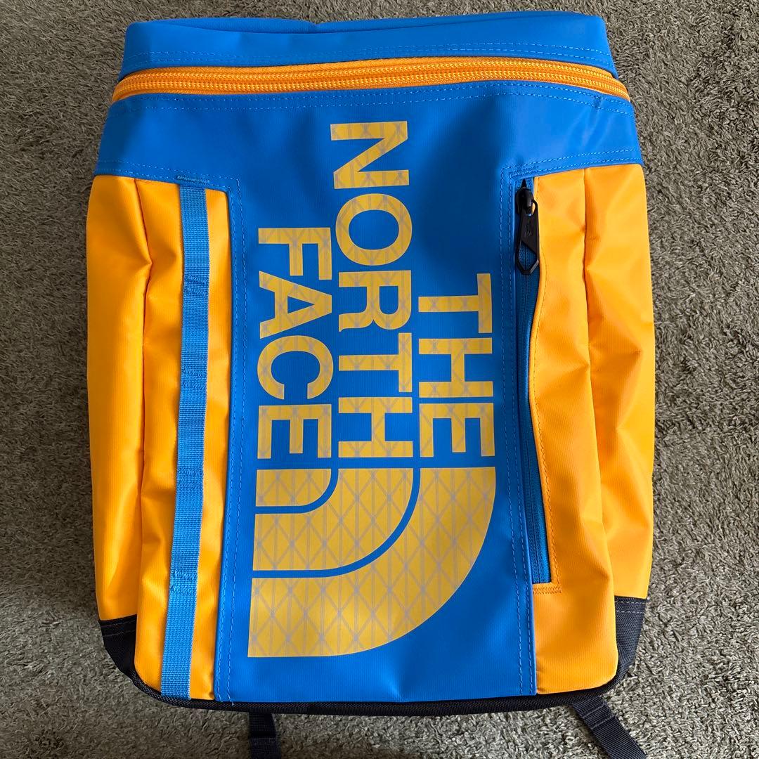 THE NORTH FACE ヒューズボックスリュック 青/オレンジ新品未使用品