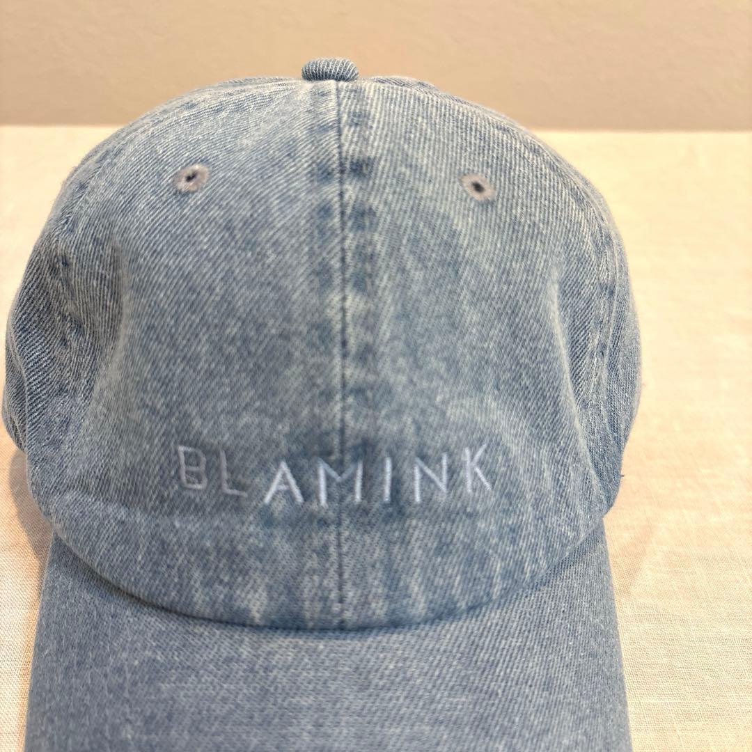BLAMINK ブラミンク［未使用］ロゴキャップ　デニム