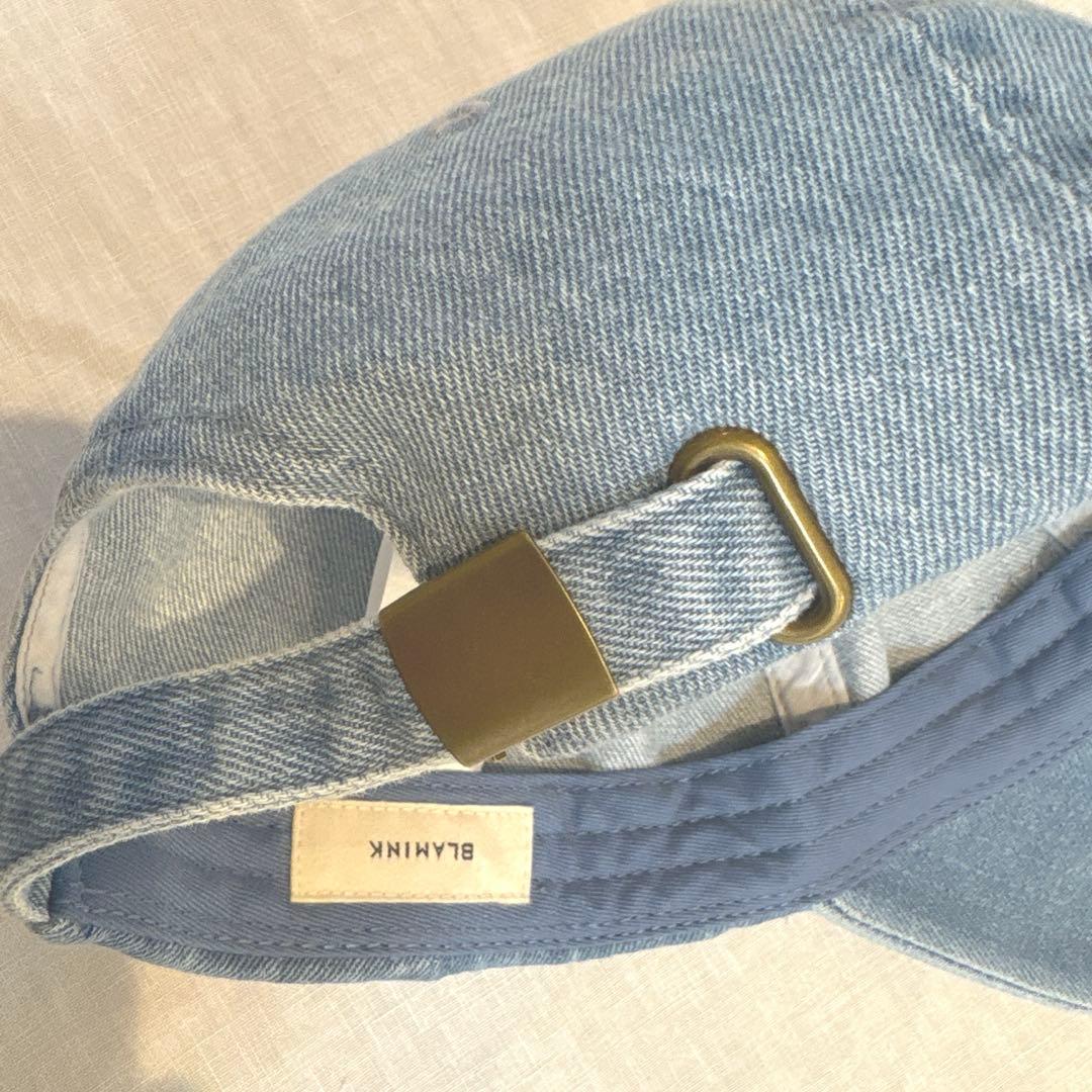 BLAMINK ブラミンク［未使用］ロゴキャップ　デニム