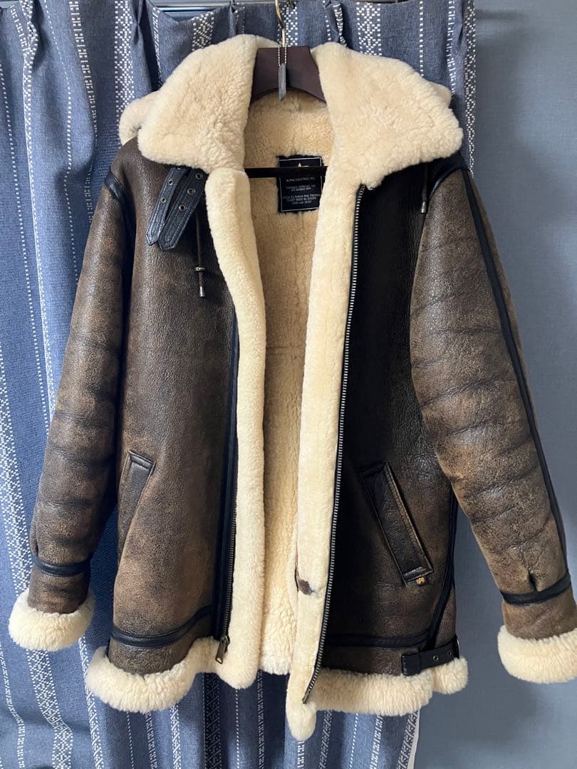 ALPHA INDUSTRIES B-3 フライトジャケット ロング