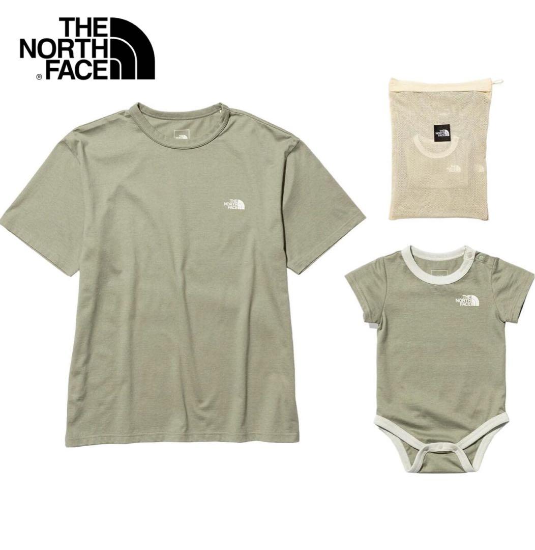 ノースフェイス CRショートスリーブティー ベビーロンパースセット（シャドー）