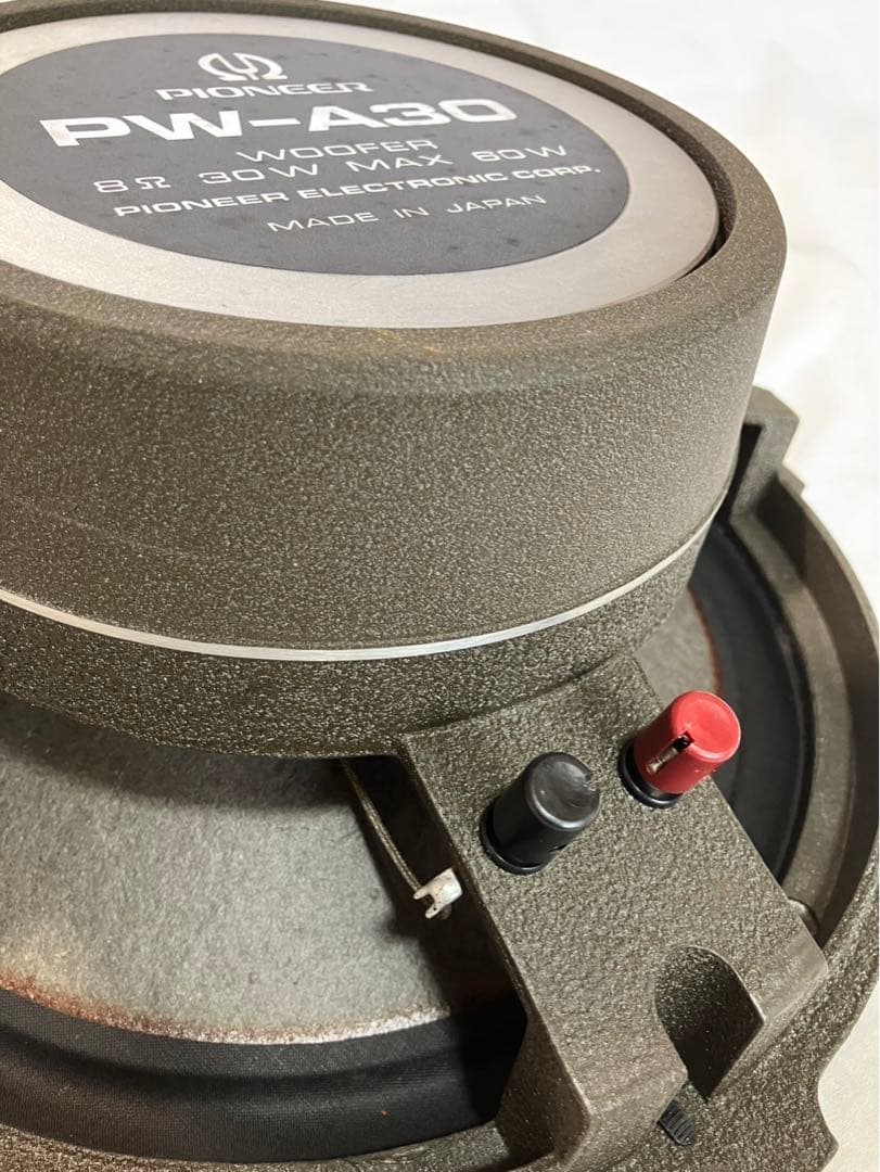 スピーカー　パイオニア製30㎝ウーハー　PW-A30 昭和レトロ2台