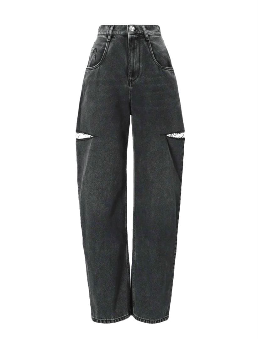 6日までセール メゾンマルジェラ カットアウトデニム38