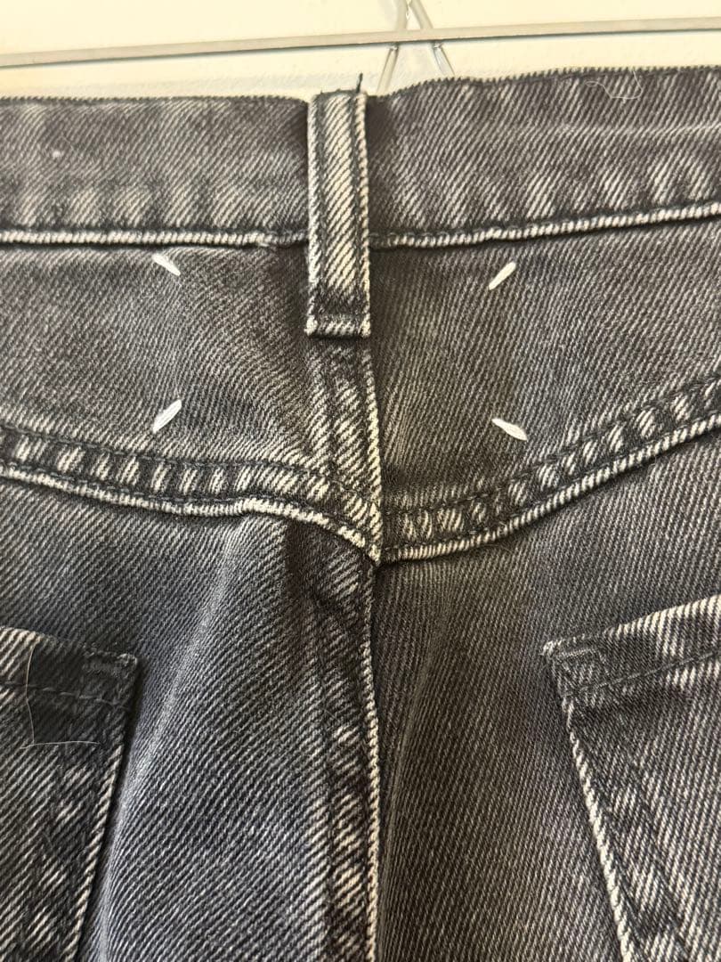 6日までセール メゾンマルジェラ カットアウトデニム38