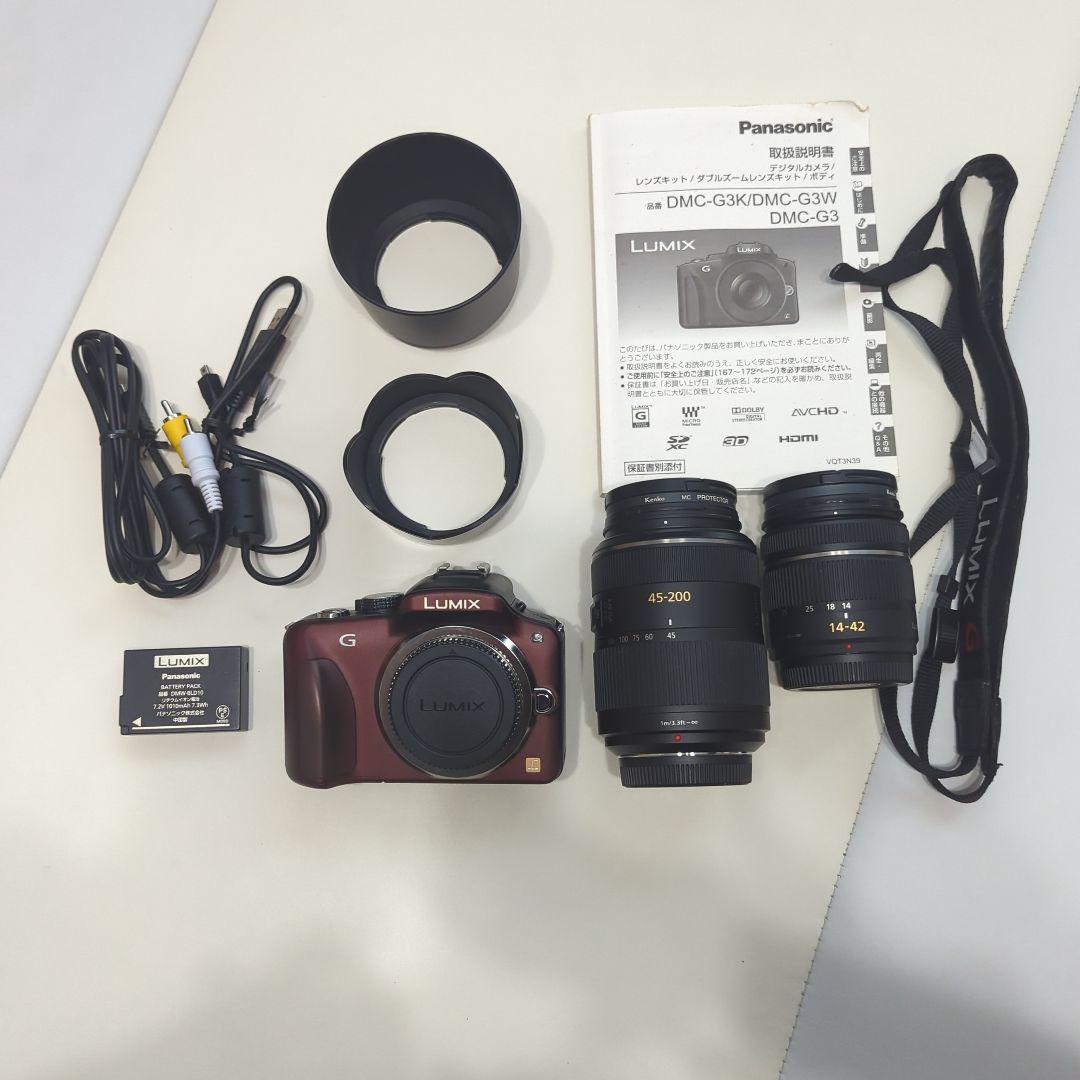 【ジャンク】Panasonic DMC-G3 ダブルズームレンズキット