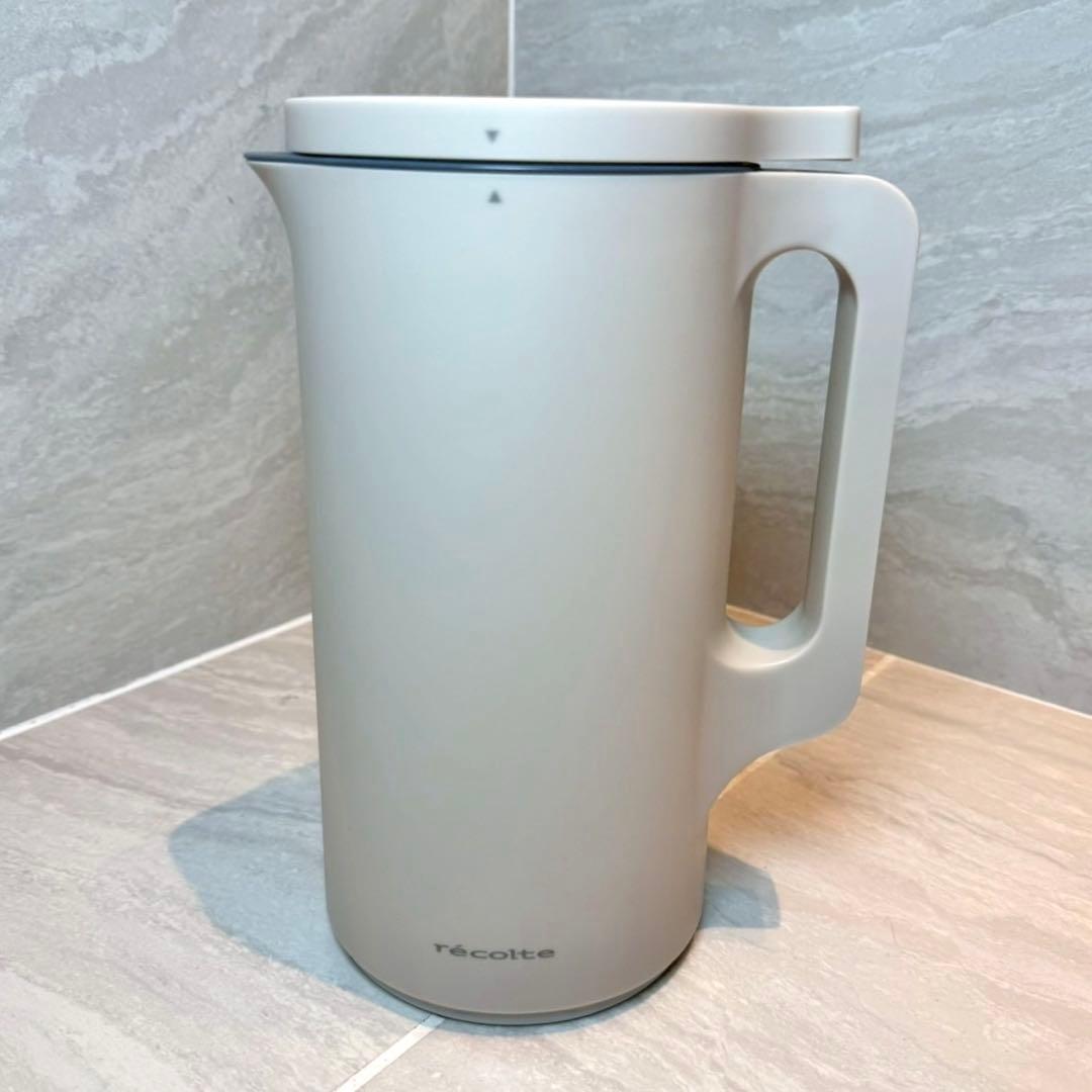 【美品】recolte レコルト 自動調理ポット クリームホワイト rsy-2