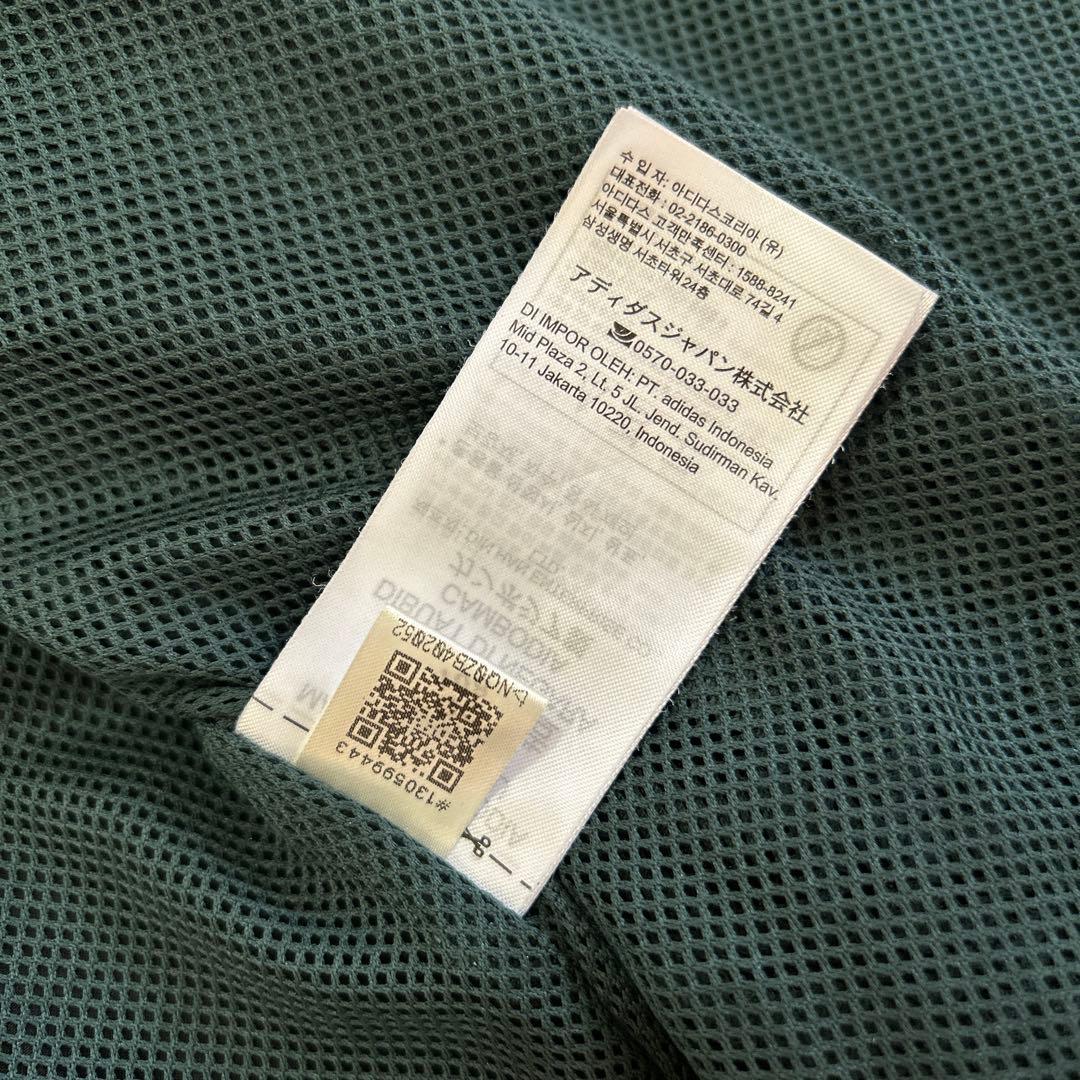 アディダス Rekive緑 トラック ナイロンジャケット 遠藤さくら メンズXS