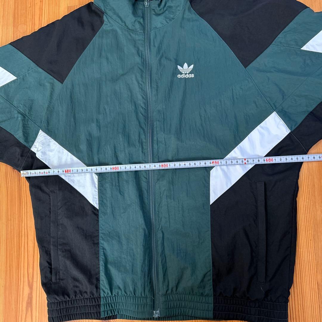 アディダス Rekive緑 トラック ナイロンジャケット 遠藤さくら メンズXS
