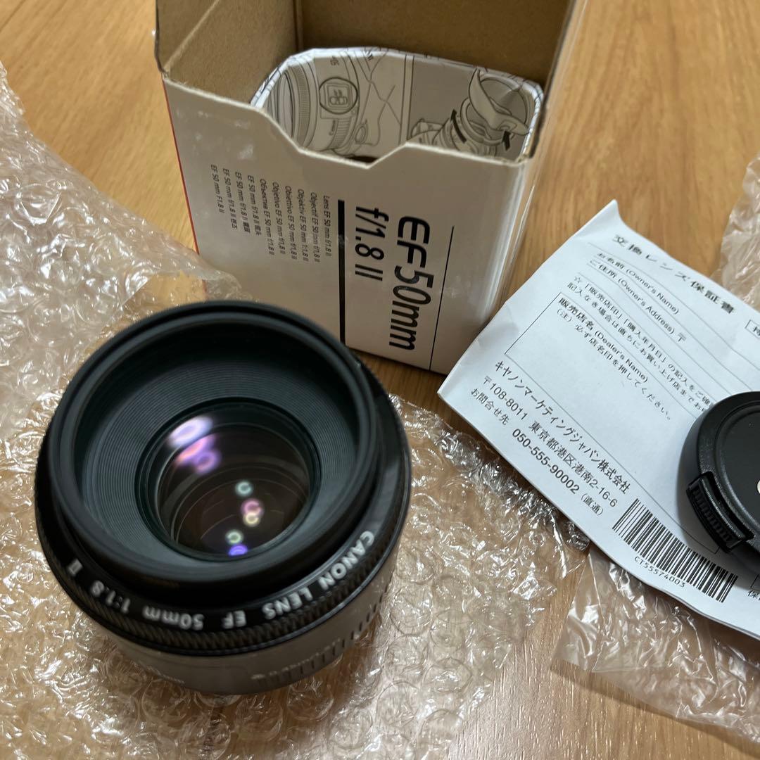 Canon EF50 F1.8 Ⅱ 単焦点レンズ