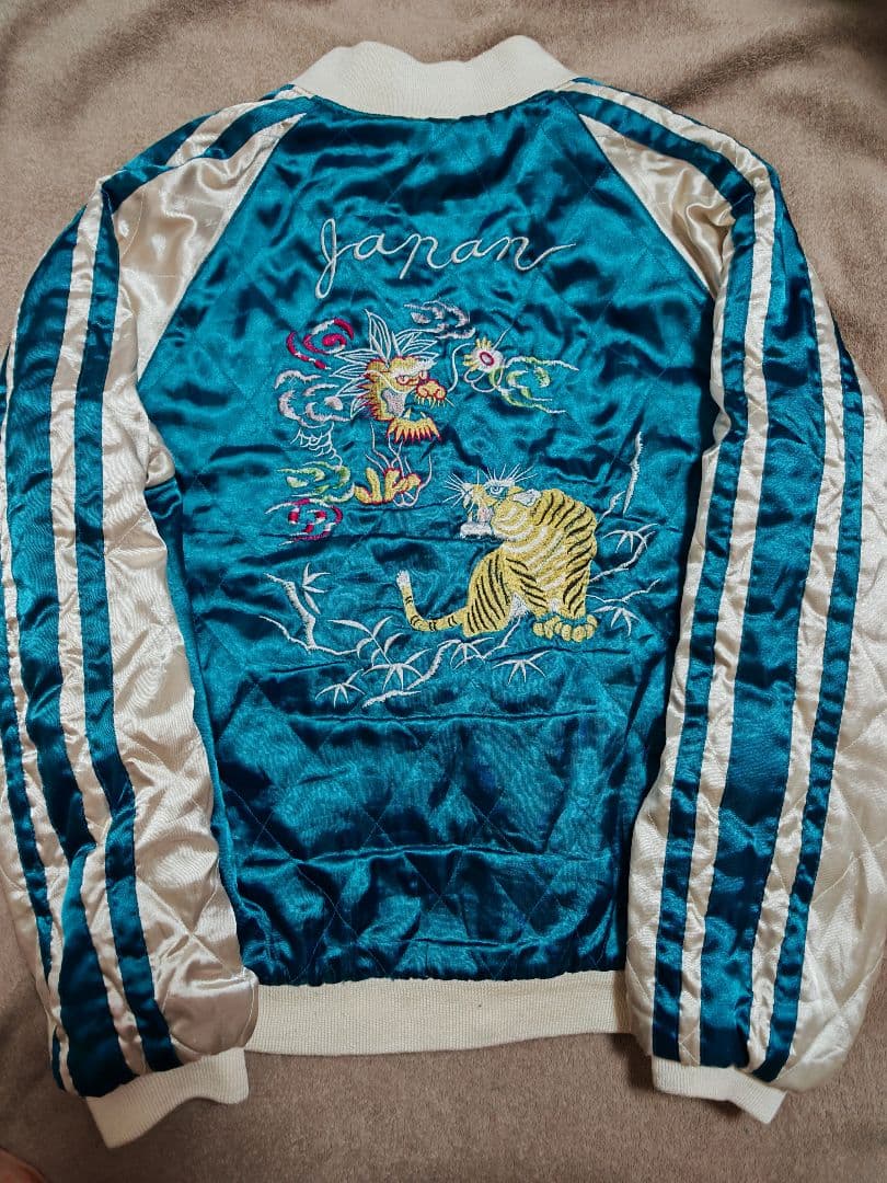 OPEN DICH２面用 別珍 虎龍ワシ 日本限定 スカジャン vintage