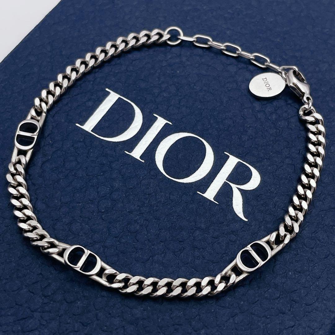 Christian Dior ブレスレット　アイコン　CD シルバー925 喜平