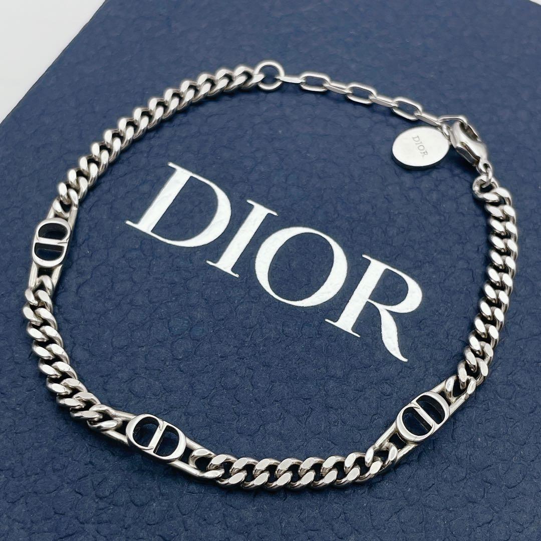 Christian Dior ブレスレット　アイコン　CD シルバー925 喜平